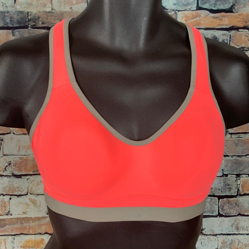 VSX Sport racer back orange sports bra size 32C - Picture 1 of 8